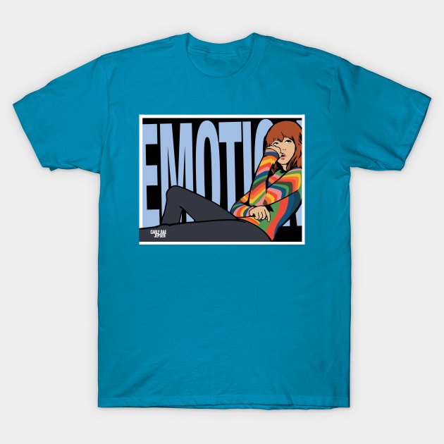 Emotion Carly Rae Jepsen T-Shirt by Fresh Fly Threads